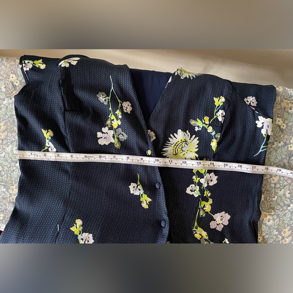 Free People Lost In You Midi Low High Floral Dress Large - Picture 11 of 11